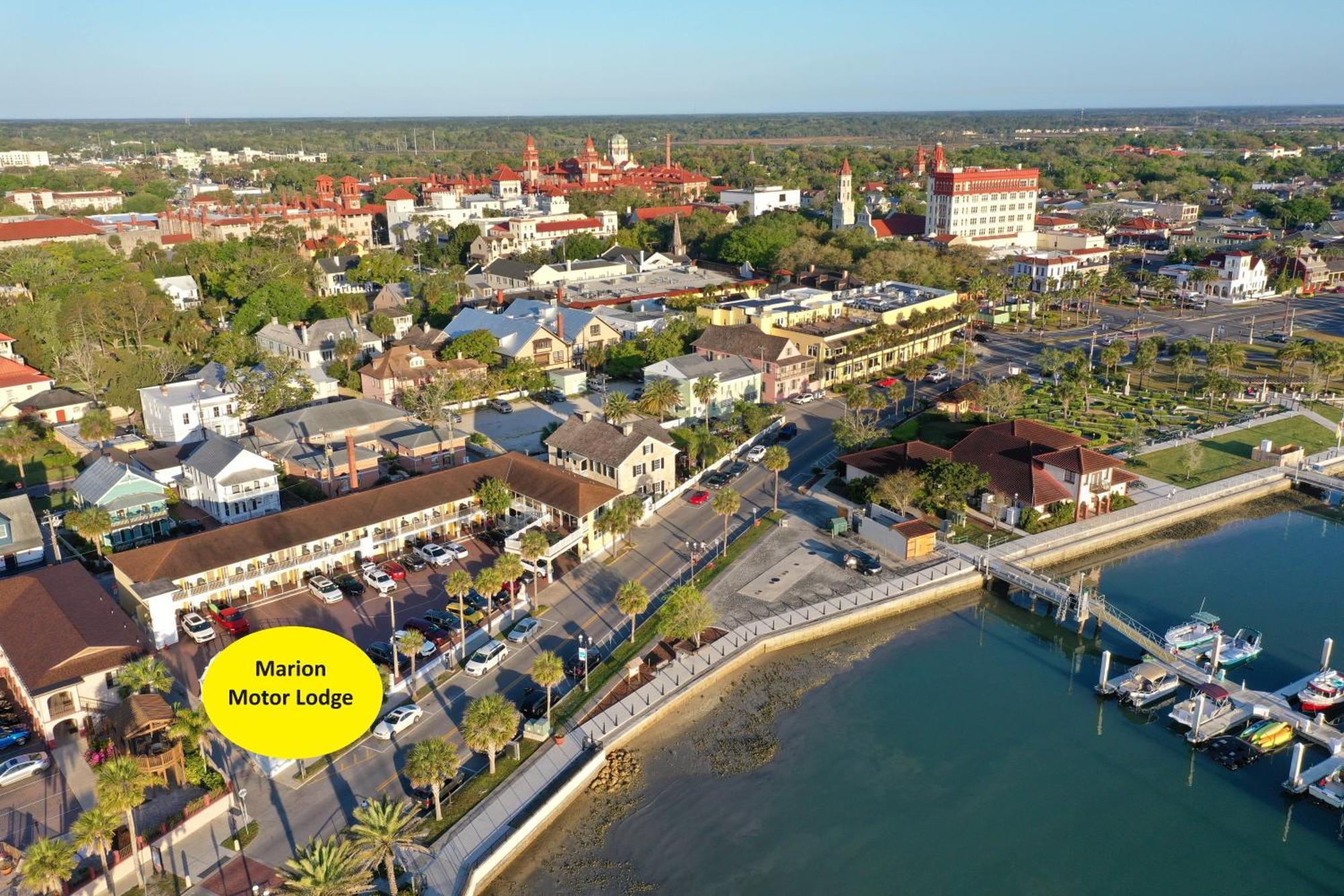 Historic Waterfront Marion Motor Lodge In Downtown St Augustine Сейнт-Огастін Екстер'єр фото